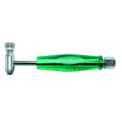Pompstok auto/fiets groen 1/4 bi draad
